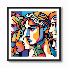 Group Of People Art Print