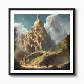 Fantasy Castle 60 Art Print