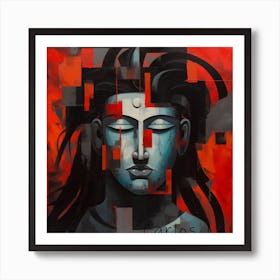 Shiva The Destroyer Art Print