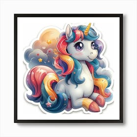 Unicorn 517 Art Print