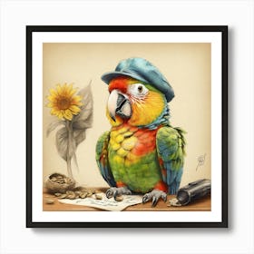 Parrot 30 Art Print