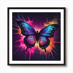 Butterfly Painting 288 Art Print