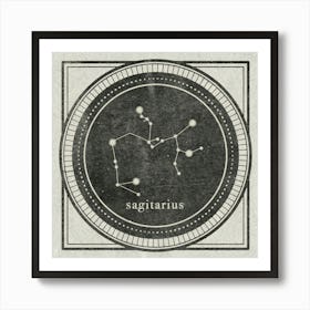 Zodiac Sagitarius Art Print