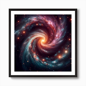 Galaxies Art Print