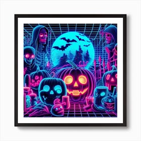 Halloween Art Art Print