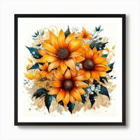 Sunflowers 15 Art Print