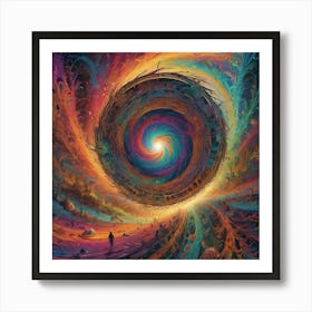 Spiral Vortex Art Print