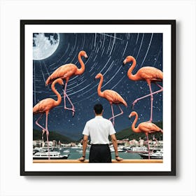 Flamingos 26 Poster