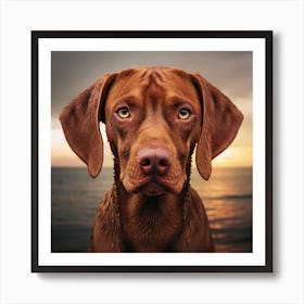 Weimaraners Art Print