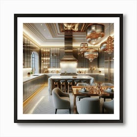 Modern Kitchen Design Art Print