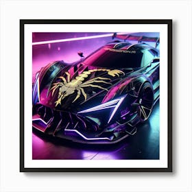 Futuristic Car 21 Art Print