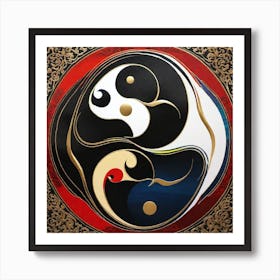 Yin Yang 65 Art Print