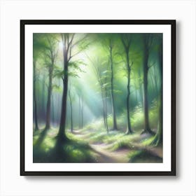 Forest Path 13 Art Print