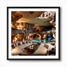 Cave House In Mexico Art Print