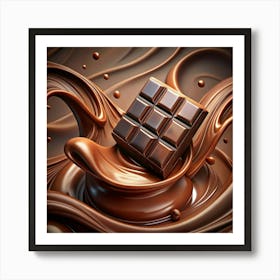 Chocolate Bar Art Print