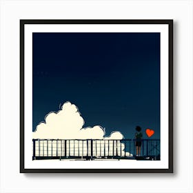 An Occurrence At Lovers Creek Bridge Art Print