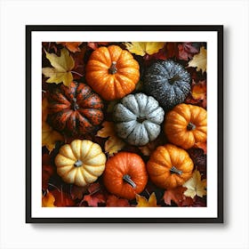 The Pumpkin Harvest 4 Art Print