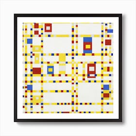 Broadway Boogie Woogie, Piet Mondrian Art Print