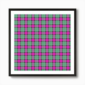 Plaid Fabric 97 Art Print