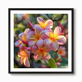 Hawaiian Flowers Art Print