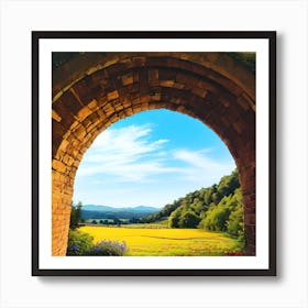Archway To The Countryside Art Print
