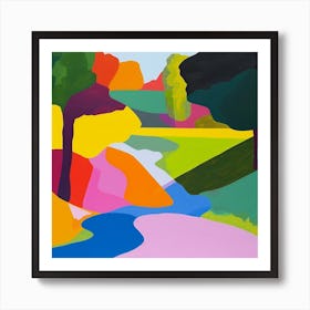 Abstract Park Collection Forest Park St Louis 4 Art Print