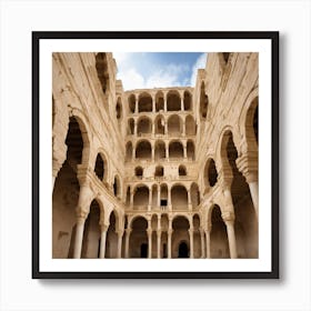 Arches Of A Building Art Print