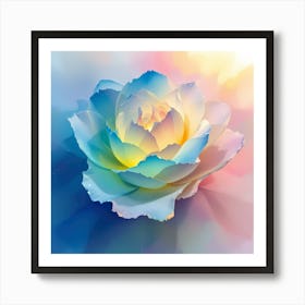 Ethereal Layers Of Light Art Print