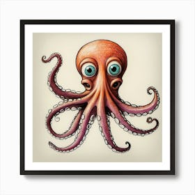 Octopus 93 Art Print