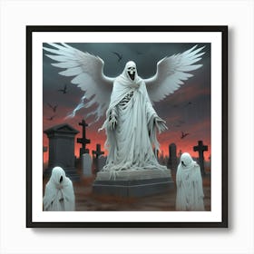 Angel Of Death 5 Art Print