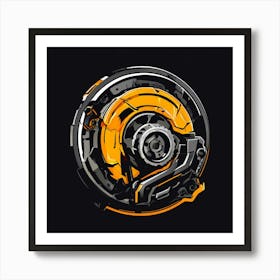 Logo Vector Mechanic Car Repair Automotive Tools Service Garage Wrench Gear Maintenance (6) Art Print