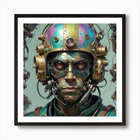Robot Man Art Print