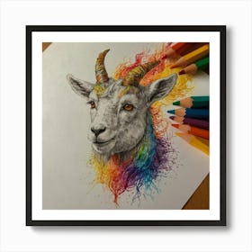 Goat! 7 Art Print