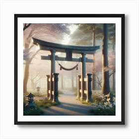 Tori Gate Art Print