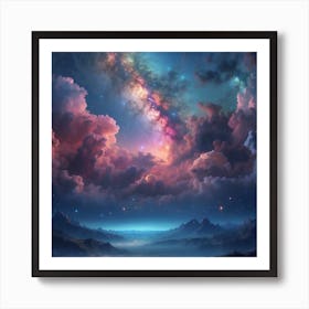 Milky Way 1 Art Print