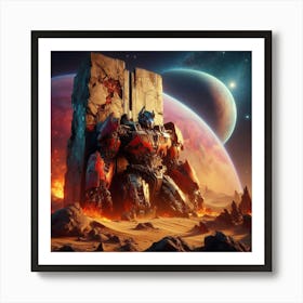 Transformers The Last Knight 9 Art Print