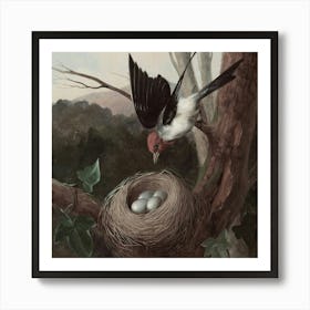 Bird In A Nest 1 Art Print