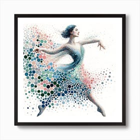 Ballerina Canvas Print Art Print