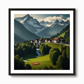 Switzerland 3 Art Print