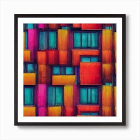 Modern Block Art Print