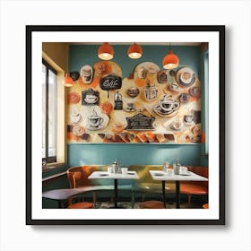 Cafe Wall Mural Art Print