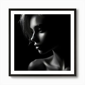 Portrait Of A Woman 18 Art Print