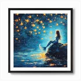 Mermaid Art 2 Art Print