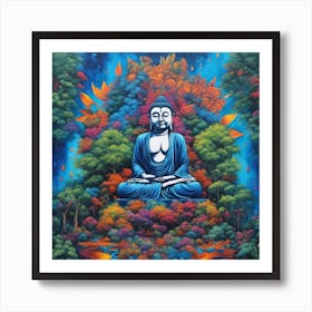 Buddha In The Forest - Ananda Art Print