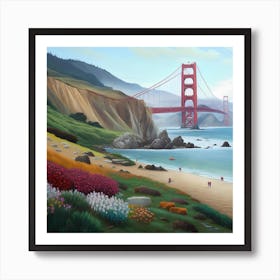 Golden Gate Bridge Art Print