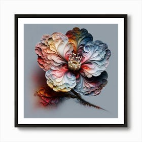 Fractal Flower 2 Art Print