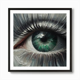 Eye Painting Art Print