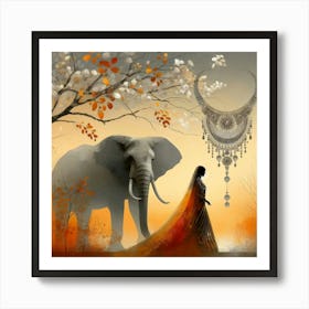 Exotic Beauty Artwork 37 Art Print