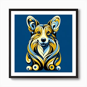 Welsh Corgi 01 Art Print