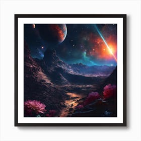 Nebula Art Print